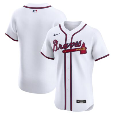 Atlanta Braves Home Elite Jersey - White