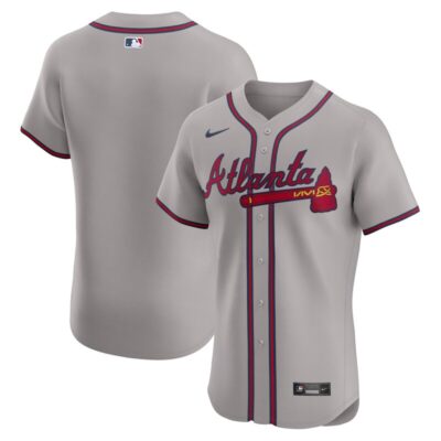 Atlanta Braves Road Elite Jersey - Gray