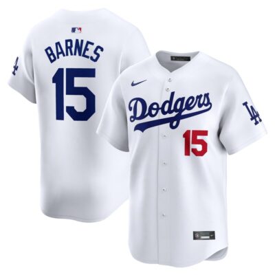 Austin Barnes Los Angeles Dodgers Home Limited Player Jersey - White