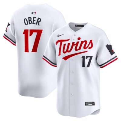 Bailey Ober Minnesota Twins Home Limited Player Jersey - White