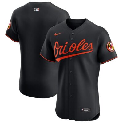 Baltimore Orioles Alternate Vapor Premier Elite Patch Jersey - Black