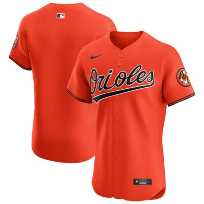 Baltimore Orioles Alternate Vapor Premier Elite Patch Jersey - Orange