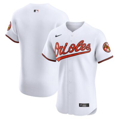 Baltimore Orioles Home Elite Jersey - White