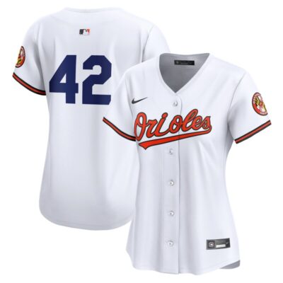 Baltimore Orioles Women 2024 Jackie Robinson Day Home Limited Jersey - White