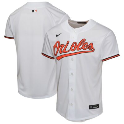 Baltimore Orioles Youth Home Game Jersey - White