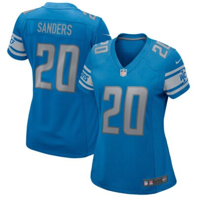 Barry Sanders Detroit Lions Women's Game Retired Player Jersey - Blue