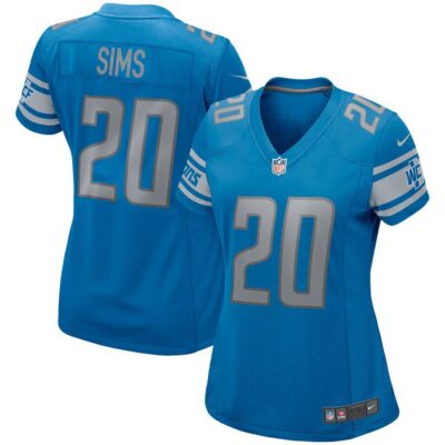 Billy Sims Detroit Lions Women's Game Retired Player Jersey - Blue