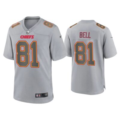 Blake Bell Kansas City Chiefs Gray Atmosphere Fashion Game Jersey