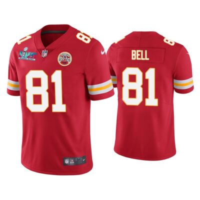 Blake Bell Kansas City Chiefs Super Bowl LVII Red Vapor Limited Jersey