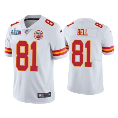 Blake Bell Kansas City Chiefs Super Bowl LVII White Vapor Limited Jersey