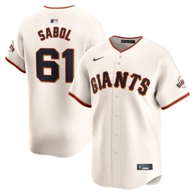 Blake Sabol San Francisco Giants Home Limited Player Jersey - Cream