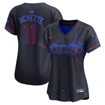 Bo Bichette Toronto Blue Jays Women 2024 City Connect Limited Player Jersey - Navy