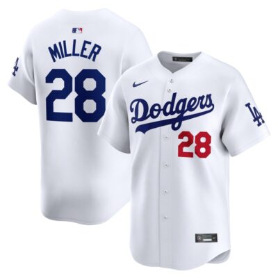 Bobby Miller Los Angeles Dodgers Home Limited Player Jersey - White