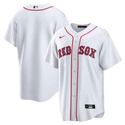 Boston Red Sox Home Blank Replica Jersey - White