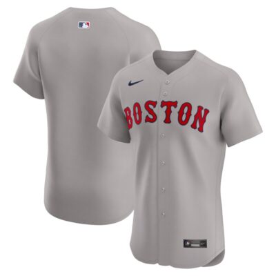 Boston Red Sox Road Elite Jersey - Gray