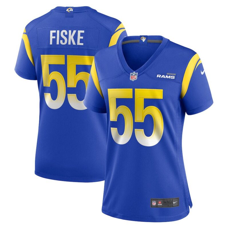 Braden Fiske Los Angeles Rams Women's Game Jersey - Royal