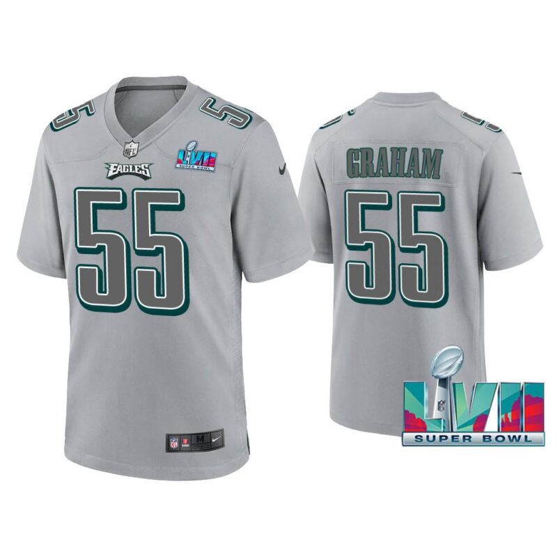 Brandon Graham Philadelphia Eagles Super Bowl LVII Gray Atmosphere Jersey