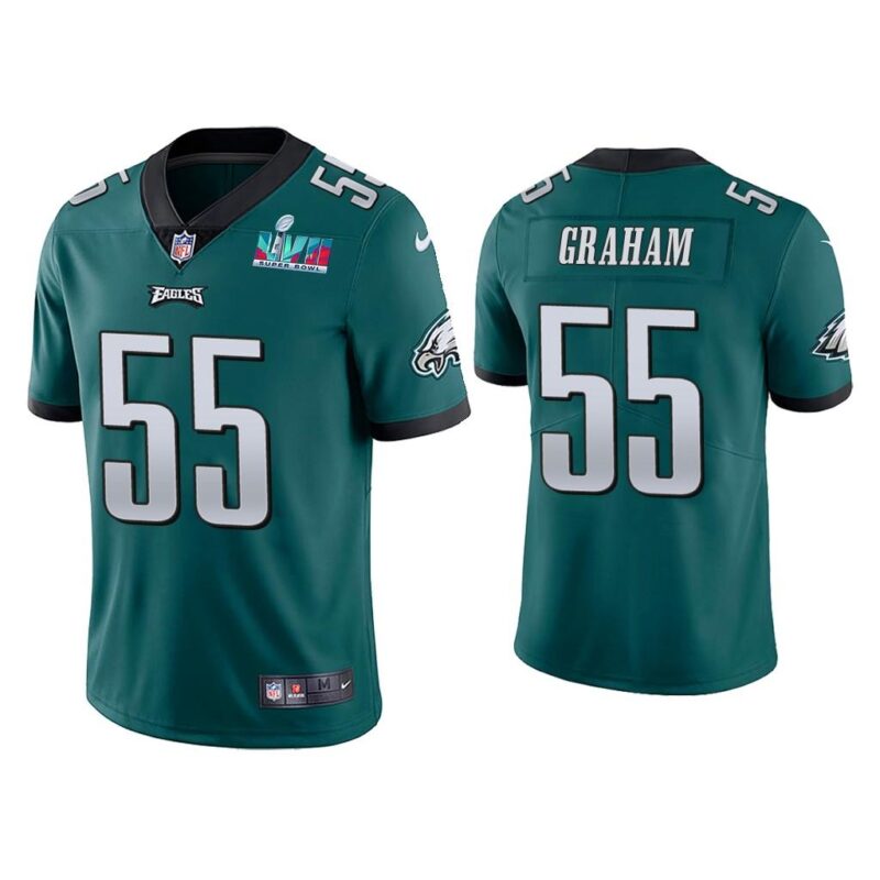 Brandon Graham Philadelphia Eagles Super Bowl LVII Green Vapor Limited Jersey