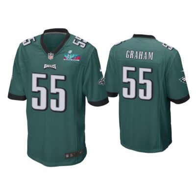 Brandon Graham Philadelphia Eagles Super Bowl LVII Midnight Green Game Jersey