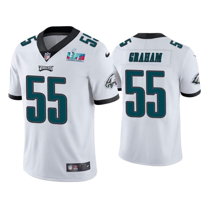 Brandon Graham Philadelphia Eagles Super Bowl LVII White Vapor Limited Jersey