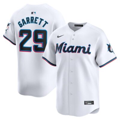 Braxton Garrett Miami Marlins Home Limited Player Jersey - White