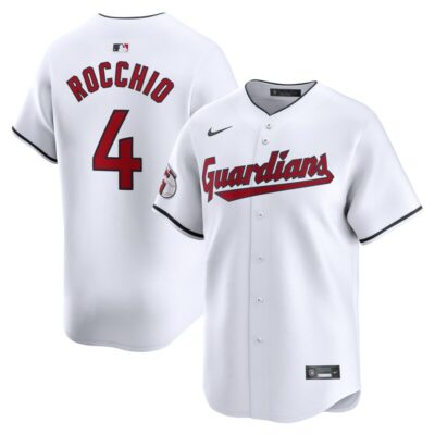 Brayan Rocchio Cleveland Guardians Home Limited Player Jersey - White