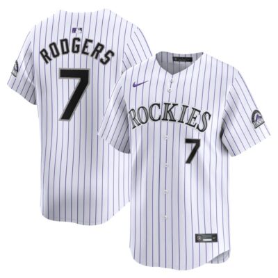 Brendan Rodgers Colorado Rockies Home Limited Player Jersey - White