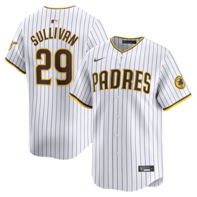 Brett Sullivan San Diego Padres Home Limited Player Jersey - White