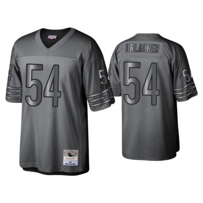 Brian Urlacher Chicago Bears Charcoal 2001 Throwback Metal Legacy Jersey