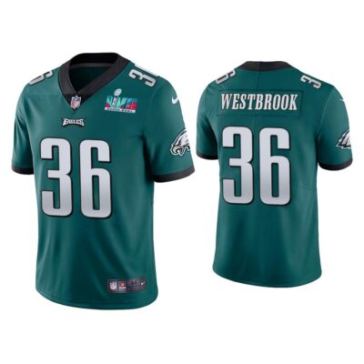 Brian Westbrook Philadelphia Eagles Super Bowl LVII Green Vapor Limited Jersey