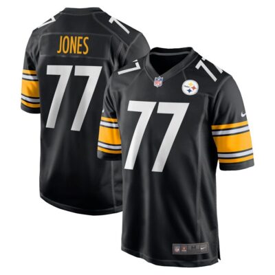 Broderick Jones Pittsburgh Steelers 2023 NFL Draft First Round Pick Game Jersey - Black