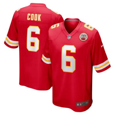 Bryan Cook Kansas City Chiefs Game Player Jersey - Red