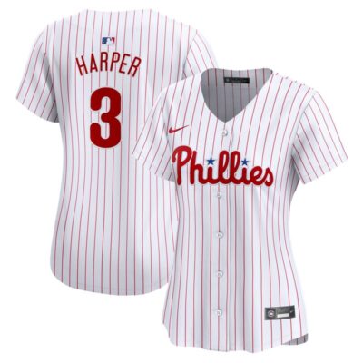 Bryce Harper Philadelphia Phillies Women Home Limited Player Jersey - White