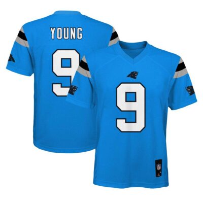 Bryce Young Carolina Panthers Youth Replica Player Jersey - Blue