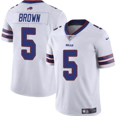 Buffalo Bills #5 Anthony Brown White 2024 Vapor Untouchable Limited Football Stitched Jersey