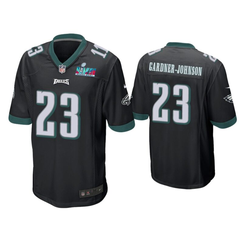 C.J. Gardner-Johnson Philadelphia Eagles Super Bowl LVII Black Game Jersey