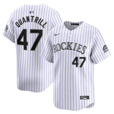 Cal Quantrill Colorado Rockies Home Limited Player Jersey - White