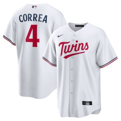 Carlos Correa Minnesota Twins Home Replica Player Jersey - White