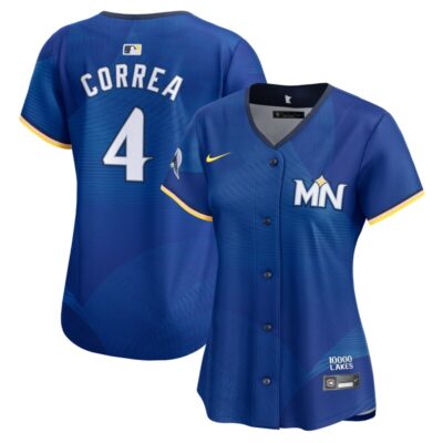 Carlos Correa Minnesota Twins Women 2024 City Connect Limited Jersey - Royal