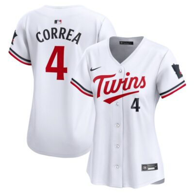 Carlos Correa Minnesota Twins Women Home Limited Player Jersey - White