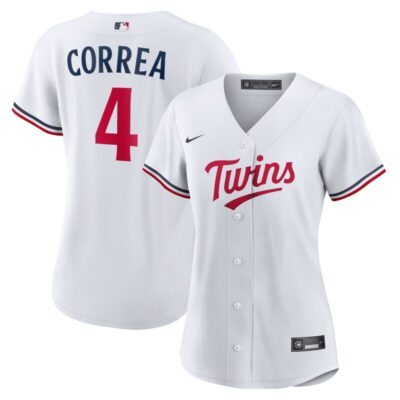 Carlos Correa Minnesota Twins Women Home Replica Player Jersey - White