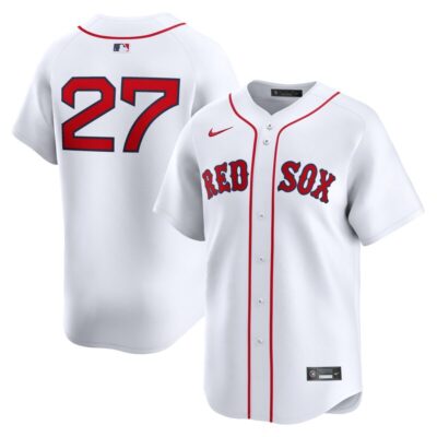 Carlton Fisk Boston Red Sox Home Limited Player Jersey - White