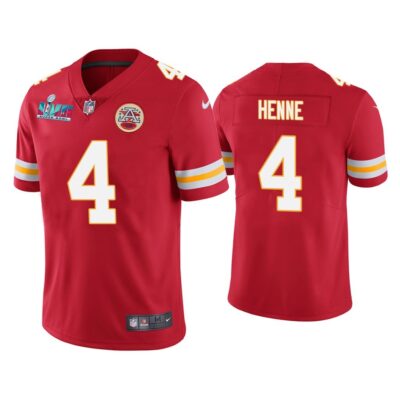 Chad Henne Kansas City Chiefs Super Bowl LVII Red Vapor Limited Jersey