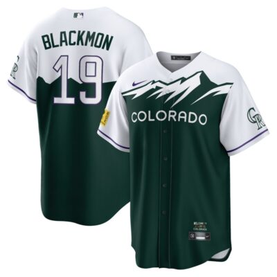 Charlie Blackmon Colorado Rockies City Connect Replica Player Jersey - Green