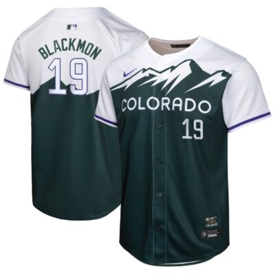 Charlie Blackmon Colorado Rockies Youth City Connect Limited Player Jersey - Green