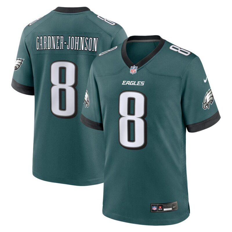 Chauncey Gardner-Johnson Philadelphia Eagles Game Jersey - Midnight Green