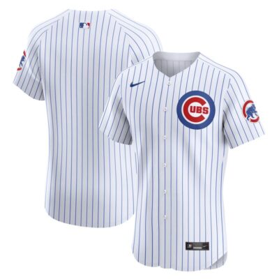 Chicago Cubs Home Elite Jersey - White