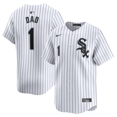 Chicago White Sox #1 Dad Home Limited Jersey - White