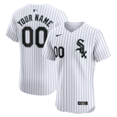 Chicago White Sox Home Elite Custom Jersey - White