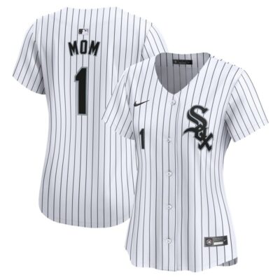 Chicago White Sox Women #1 Mom Home Limited Jersey - White